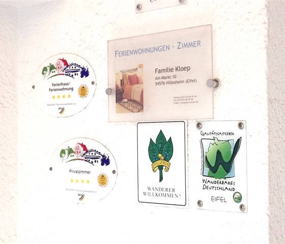 Auszeichnungen unseres Gästehauses Auszeichnungen unseres Gästehauses