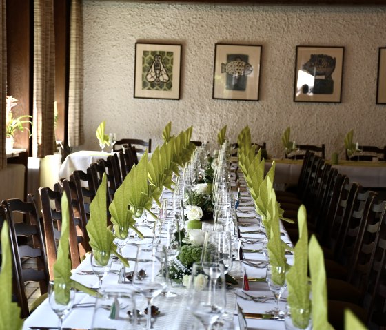 Restaurant im Landhotel, © Verena Kartz Restaurant im Landhotel, © Verena Kartz