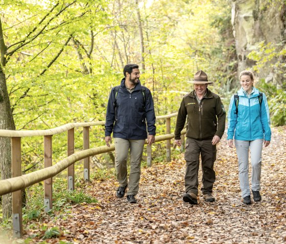 Avec un ranger sur le Wildnis-Trail, © Eifel-Tourismus GmbH, Dominik Ketz Avec un ranger sur le Wildnis-Trail, © Eifel-Tourismus GmbH, Dominik Ketz