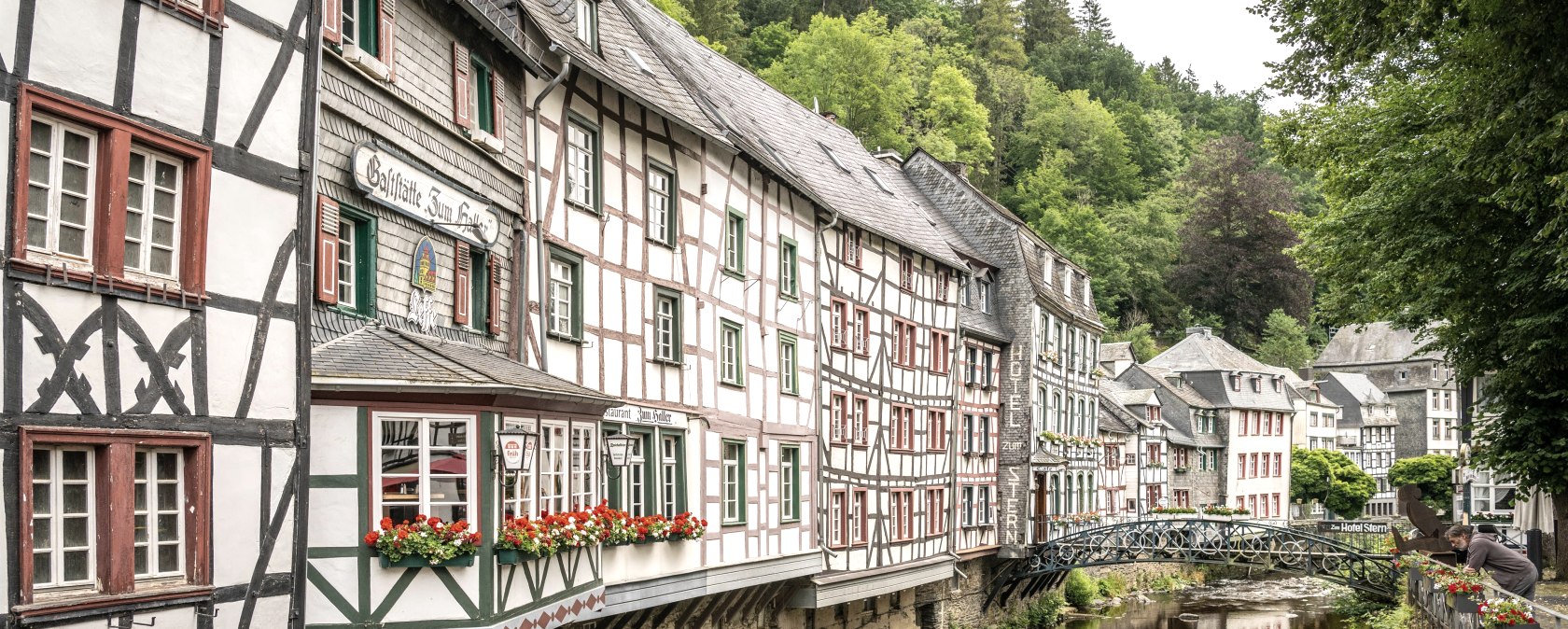 Idyllisches Fachwerk in Monschau, © Eifel Tourismus GmbH, Dominik Ketz Idyllisches Fachwerk in Monschau, © Eifel Tourismus GmbH, Dominik Ketz