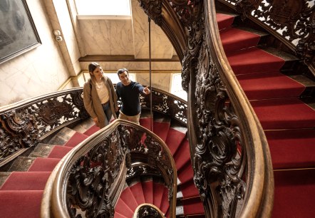 Treppe im Roten Haus, © Dominik Ketz Treppe im Roten Haus, © Dominik Ketz