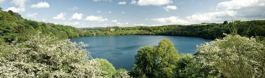 Weinfelder Maar Frühling Panorama, © Rheinland-Pfalz Tourismus GmbH / D. Ketz Weinfelder Maar Frühling Panorama, © Rheinland-Pfalz Tourismus GmbH / D. Ketz
