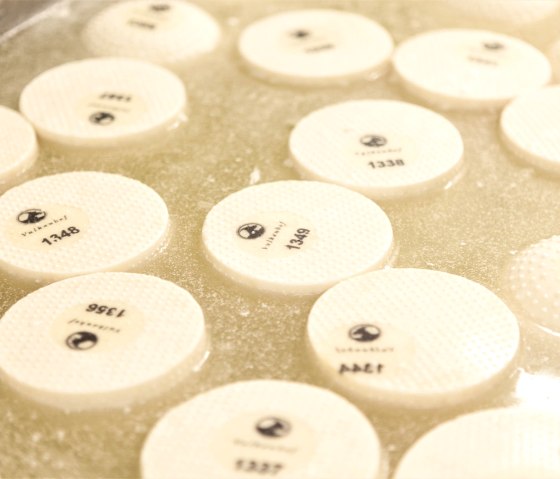 Schnittkäse im Salzbad Schnittkäse im Salzbad