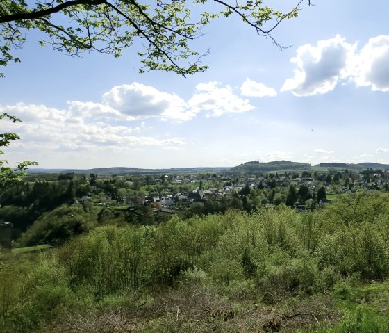 Manderscheider Burgenstieg: Uitzicht op Manderscheid, © Eifel Tourismus GmbH Manderscheider Burgenstieg: Uitzicht op Manderscheid, © Eifel Tourismus GmbH