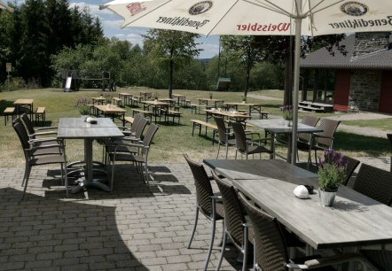 Buitenruimte, © Bistro Alte Molkerei Buitenruimte, © Bistro Alte Molkerei