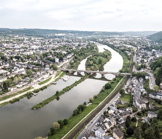 View of Trier, destination of the Eifelsteig trail, © Eifel Tourismus GmbH, D. Ketz View of Trier, destination of the Eifelsteig trail, © Eifel Tourismus GmbH, D. Ketz