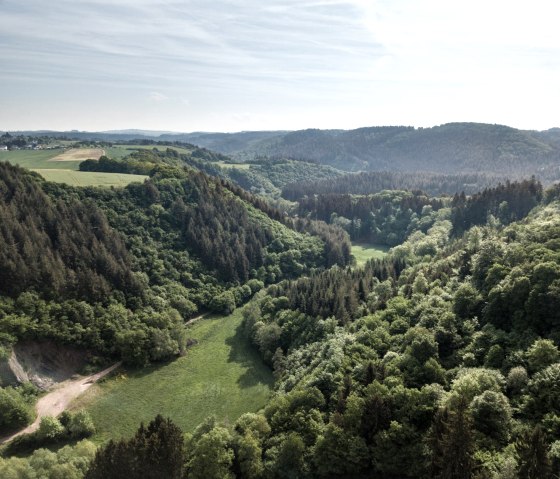 Etape 14 de l'Eifelsteig : vue sur la vallée de Salm, © Eifel Tourismus GmbH, D. Ketz Etape 14 de l'Eifelsteig : vue sur la vallée de Salm, © Eifel Tourismus GmbH, D. Ketz