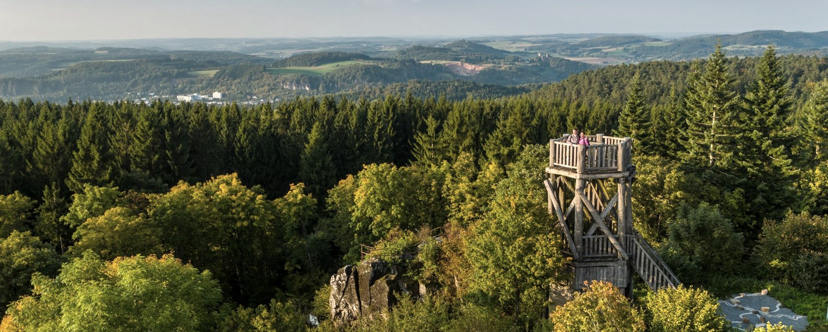 Observation tower at the Dietzenley on the Eifelsteig trail, © Eifel Tourismus GmbH, D. Ketz Observation tower at the Dietzenley on the Eifelsteig trail, © Eifel Tourismus GmbH, D. Ketz