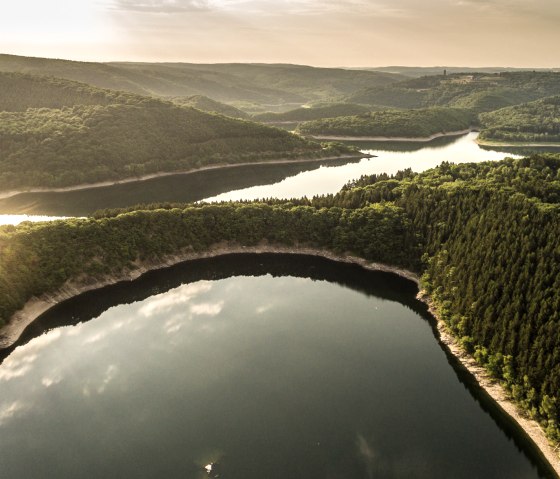 Sonnenaufgang über dem Nationalpark Eifel, Urfttalsperre, © Eifel Tourismus GmbH, D. Ketz Sonnenaufgang über dem Nationalpark Eifel, Urfttalsperre, © Eifel Tourismus GmbH, D. Ketz