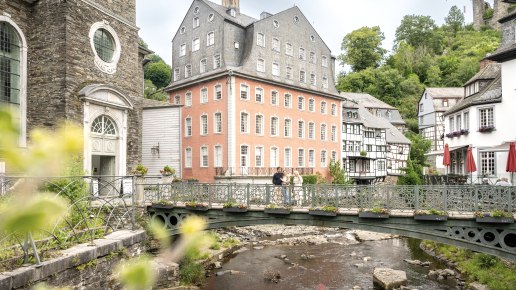 Das Rote Haus in Monschau, © Eifel Tourismus GmbH, Dominik Ketz Das Rote Haus in Monschau, © Eifel Tourismus GmbH, Dominik Ketz