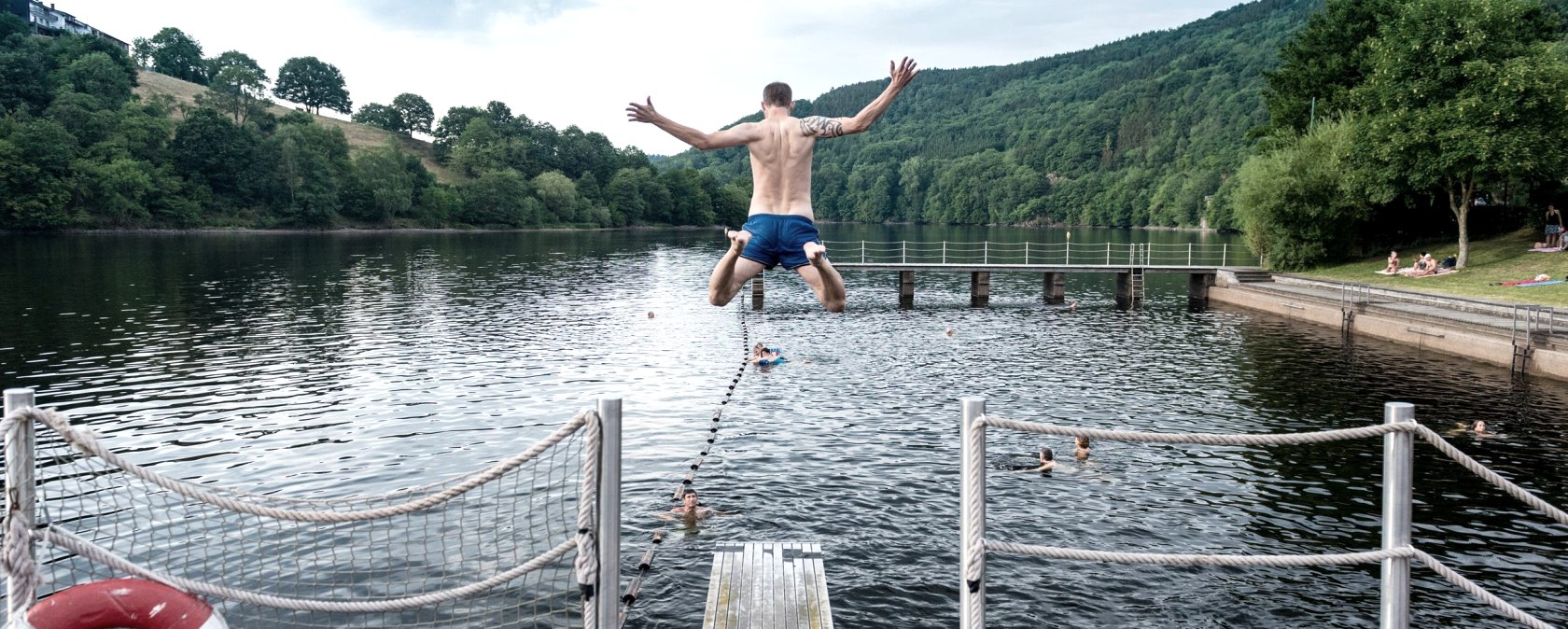 Naturerlebnisbad in Einruhr, © Eifel Tourismus GmbH, D. Ketz Naturerlebnisbad in Einruhr, © Eifel Tourismus GmbH, D. Ketz