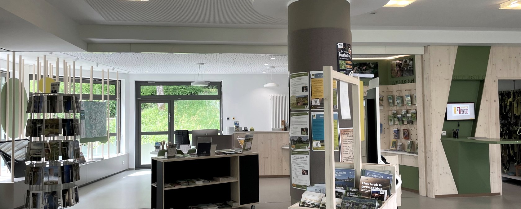 Willkommen in der neuen Tourist Information, © GesundLand Vulkaneifel GmbH Willkommen in der neuen Tourist Information, © GesundLand Vulkaneifel GmbH