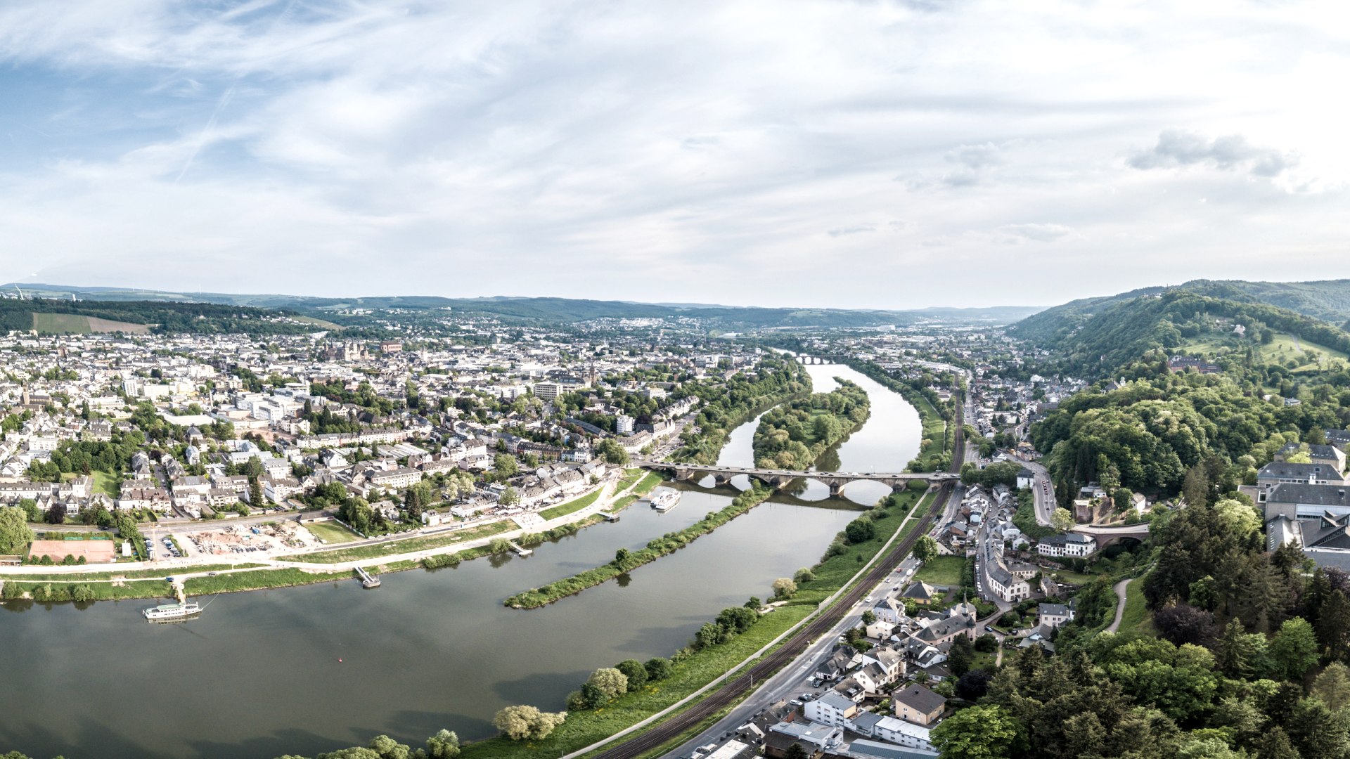 Blick auf Trier, Ziel am Eifelsteig, © Eifel Tourismus GmbH, D. Ketz Blick auf Trier, Ziel am Eifelsteig, © Eifel Tourismus GmbH, D. Ketz