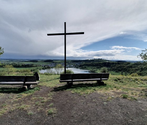 Blick auf das Schalkenmehrener Maar, © GesundLand Vulkaneifel GmbH Blick auf das Schalkenmehrener Maar, © GesundLand Vulkaneifel GmbH
