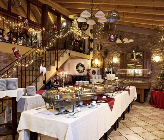Weihnachten in dem Café Restaurant Mausefalle