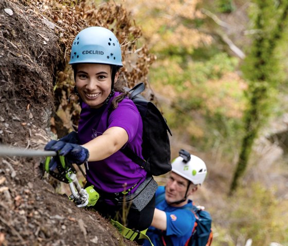 Burgenklettersteig Manderscheid, &copy; GesundLand Vulkaneifel/phormat.de