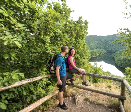 Rur-Olef route: uitzicht op de Urft-stuwdam in het Nationaal Park Eifel, © Eifel Tourismus GmbH, D. Ketz