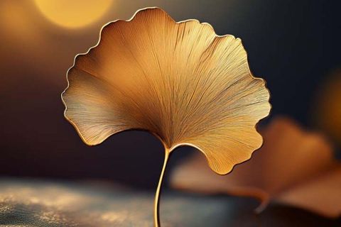 Bijzonder verlicht blad