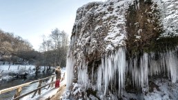 Nohner Wasserfall im Winter, © Rheinland-Pfalz Tourismus GmbH, Dominik Ketz