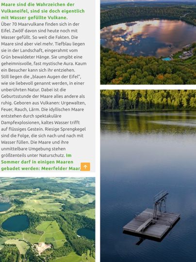 A breathtaking landscape with a clear lake and lush greenery. In the foreground, a dock platform is visible, surrounded by tranquil nature.