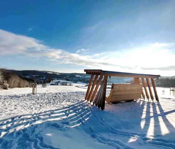 Winter Panoramaschaukel Kelberg, &copy; TI Kelberg