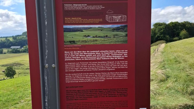 Living in the dry maar