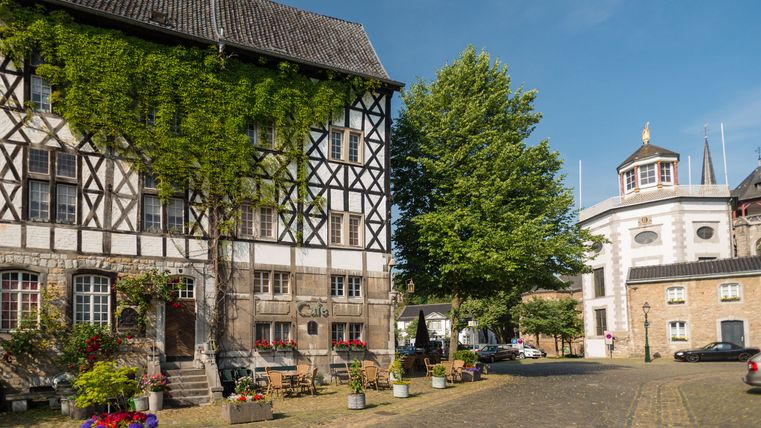 Historische Häuserzeile in Kornelimünster