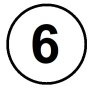 Schwarze Zahl 6 in einem Kreis auf wei&szlig;em Hintergrund., &copy; Touristik GmbH Gerolsteiner Land