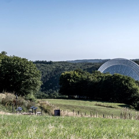 Sternenblick am Radioteleskop Effelsberg, &copy; Nils Noell