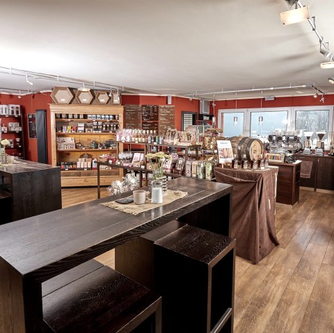 Innenbereich Dauner Kaffeerösterei, © Dauner Kaffeerösterei