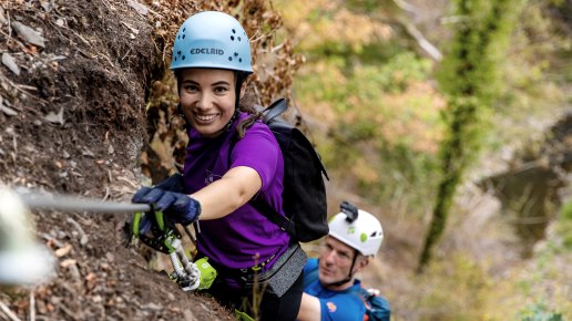 Burgenklettersteig Manderscheid, &copy; GesundLand Vulkaneifel/phormat.de
