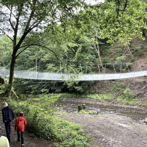 Wanderung im Liesertal &uuml;ber die W&auml;schebachbr&uuml;cke, &copy; GesundLand Vulkaneifel GmbH