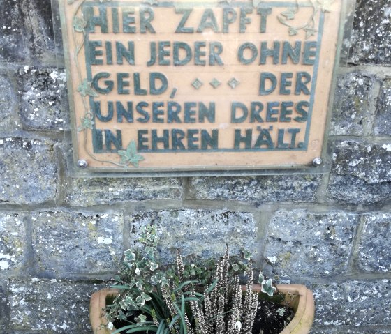 Spruch am Drees, &copy; Foto & Quelle: Gesundland Vulkaneifel GmbH