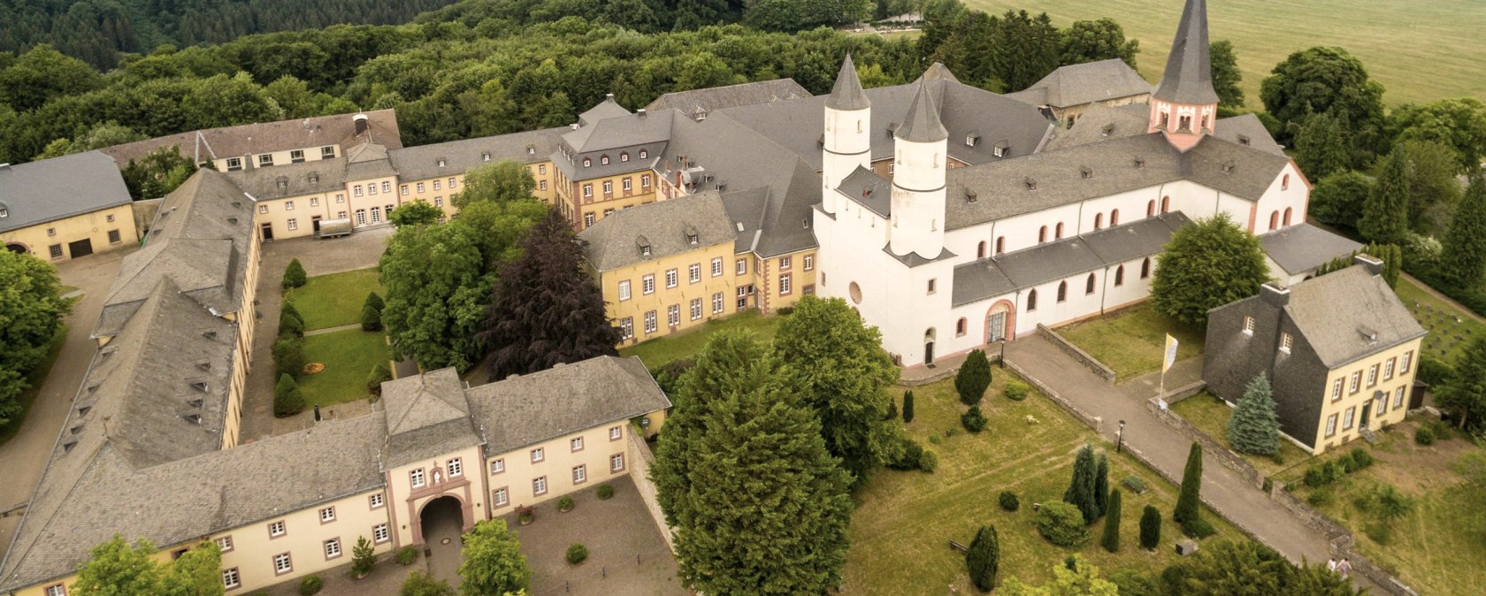 Kloster Steinfeld von oben, © Eifel Tourismus GmbH, D. Ketz