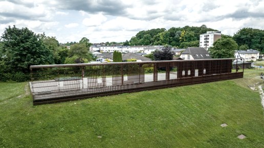 Blick auf die rekonstruierte Römervilla, © Eifel Tourismus GmbH, Dennis Stratmann - finanziert durch REACT-EU