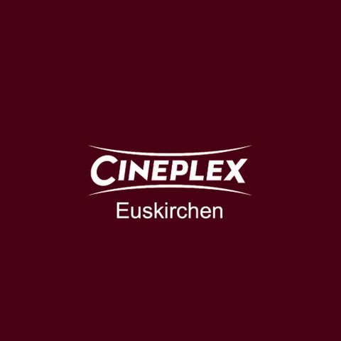A simple logo of Cineplex Euskirchen. It displays the name on a burgundy background.