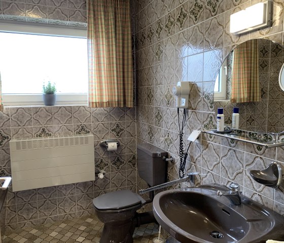 Dusche/Bad/WC gro&szlig;e Ferienwohnung