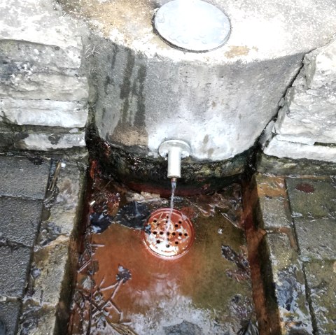 Zapfstelle am Drees, &copy; Foto & Quelle: Gesundland Vulkaneifel GmbH