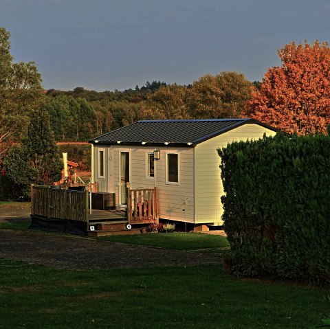Mobilheim auf dem Campingplatz, &copy; Campingplatz Jungferweiher