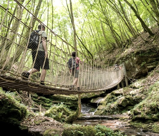 Suspension bridge in the Butzerbach valley, © Eifel Tourismus GmbH, D. Ketz