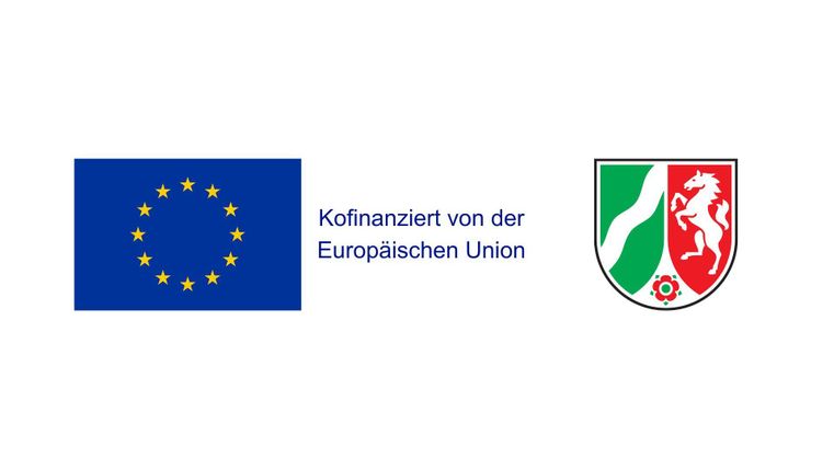 A European Union logo and a coat of arms. Below them is the text "Co-financed by the European Union."