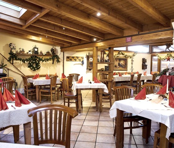 Weihnachten in dem Caf&eacute; Restaurant Mausefalle