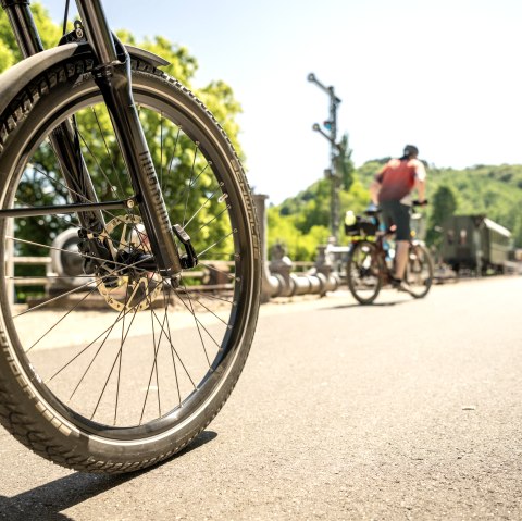 Pronsfeld Railway Museum on the cycle path, &copy; Eifel Tourismus GmbH, Dominik Ketz