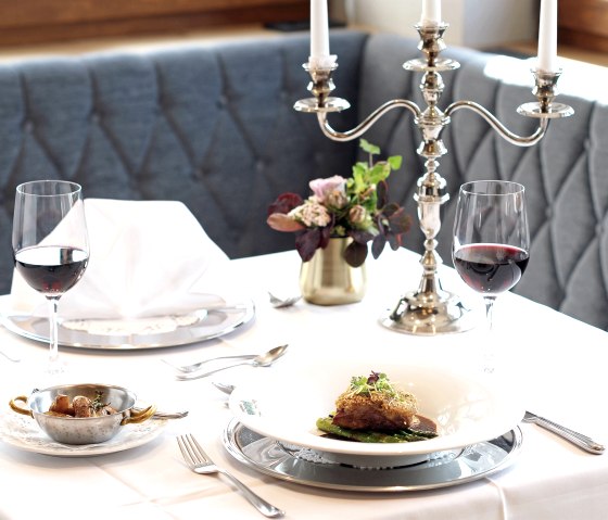 Men&uuml; im Michels Restaurant, &copy; Michels Wohlf&uuml;hlhotel