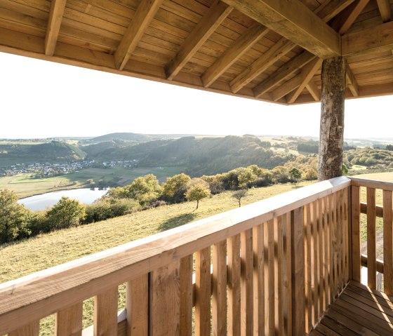 View of the Meerfelder Maar from the Landesblick observation tower, © Eifel Tourismus GmbH/D.Ketz