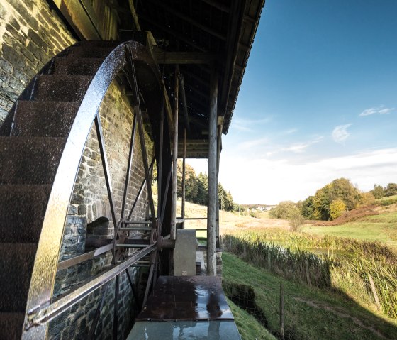 Mill wheel of the cutting mill near Meisburg, © Eifel Tourismus GmbH/D.Ketz