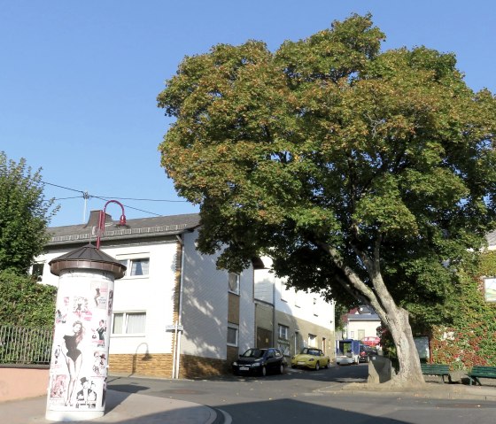 Litfas&auml;ule am Nostalgikum, &copy; TI Kelberg