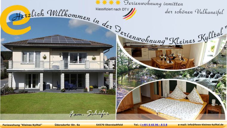 An inviting holiday home with a beautiful garden. The holiday apartment "Kleines Kylltal" offers comfortable accommodations in a quiet setting.