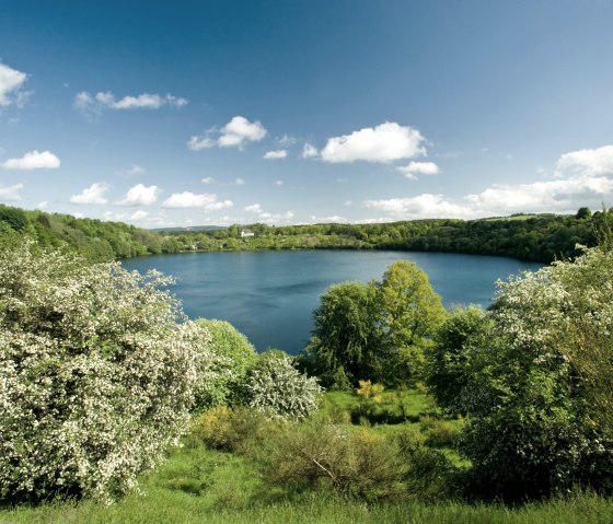 Eifelsteig, Weinfelder Maar in spring, &copy; Rheinland-PfalzTourismus GmbH - Dominik Ketz