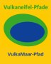 Padmarkeringen voor het VulkaMaar-pad